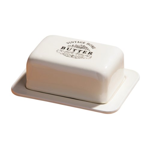 Premier Housewares Butter Dish With Lid Cream Ceramic... - High-Tech & Électronique en promo à 9.84€