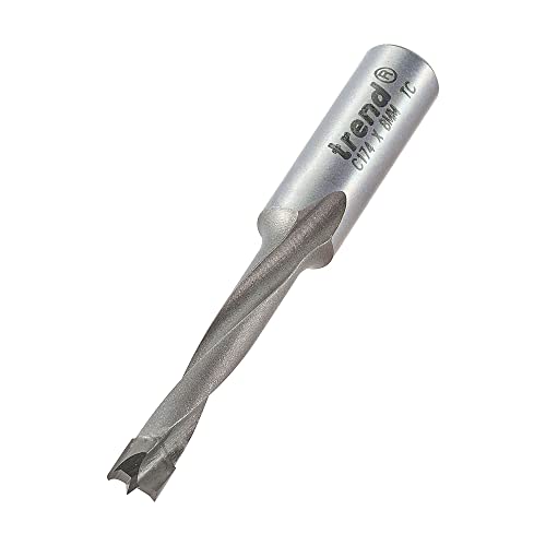 Trend CraftPro Dowel Drill Router Cutter, 8mm Shank, 5mm... - Home & Kitchen Amazon UK à 11.80€