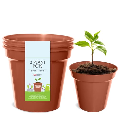 Whitefurze G04018 Lot de 3 pots à fleurs Couleur terre... en promo à 11,64€ (-42%) sur Amazon FR