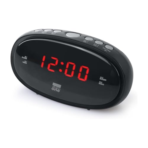 Radio reveil - tuner analogique fm 0,292 kg New One - Amazon Spain à 12.32€