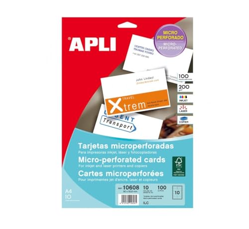 APLI 10608 Biglietto da Visita 100 Pezzo(i) - DIY & Tools Amazon Italy à 10.33€