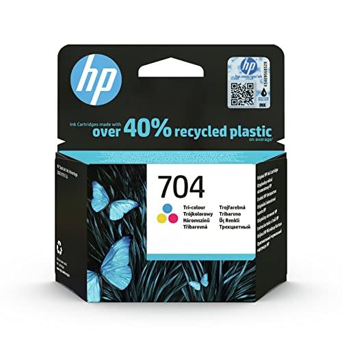 HP 704 Tri-color Ink Cartridge 704 Ink Cartridges - Auto & Motorcycle Amazon Spain à 9.46€