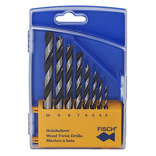 Fisch 01200008K Lot de 8 forets hélicoïdaux à bois standard... - Bricolage & Outils en promo à 12.90€