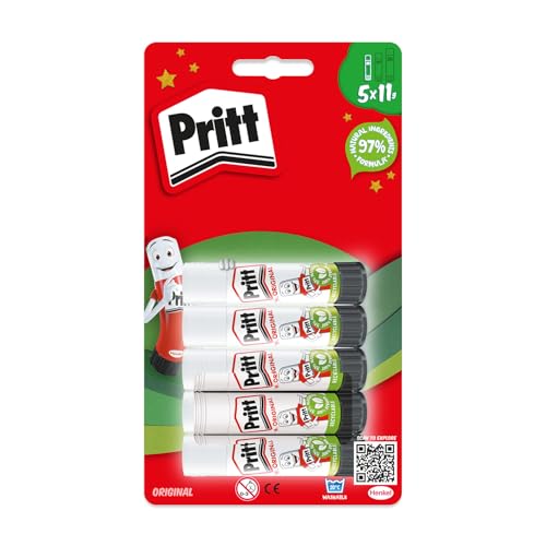 Pritt 1483489 Klebestift – 11 G, 5er Pack - Home & Kitchen Amazon Germany à 10.38€