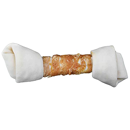 Trixie Denta Fun Knotted Chewing Bone with Chicken for Dog... - Animalerie Amazon Royaume-Uni à 5.99€