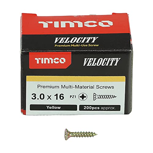 TIMCO Velocity Premium Multi-Use Countersunk Gold... - Maison & Cuisine Amazon Royaume-Uni à 2.69€