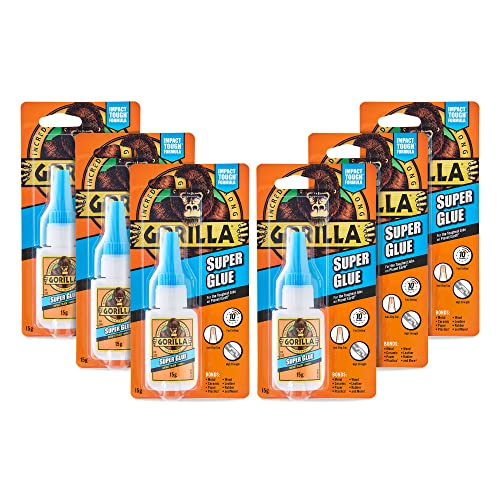 Gorilla Super Glue 15g (6 Pack) - Maison & Cuisine Amazon Royaume-Uni à 24.48€