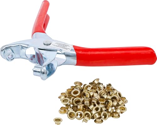 BGS Diy 75830 | Pince à œillets avec 100 œillets ronds |... - Bricolage & Outils Amazon France à 2.40€
