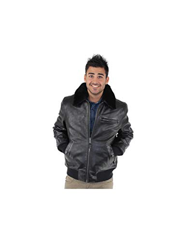 Blouson Schott en cuir ref_jaj25769-noir - XXL en promo à 204,54€ (-59%) sur Amazon FR