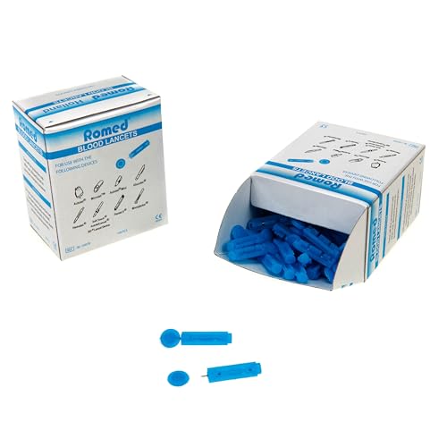100 Blutlanzetten Tri-bevel Blau Lanzetten steril - Santé & Bien-être Amazon Allemagne à 1.99€
