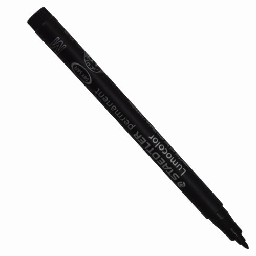 Staedtler Lumocolor permanent nero media 1 mm 317-9 - Fournitures Bureau Amazon Italie à 1.52€