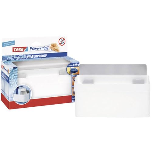Cesta para baño (acero y plástico) + tiras + toallitas - Home & Kitchen Amazon Spain à 14.18€