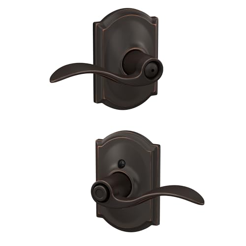 Schlage F40 Acc 716 CAM Camelot Collection Accent Privacy... - Maison & Cuisine Amazon Royaume-Uni à 19.26€