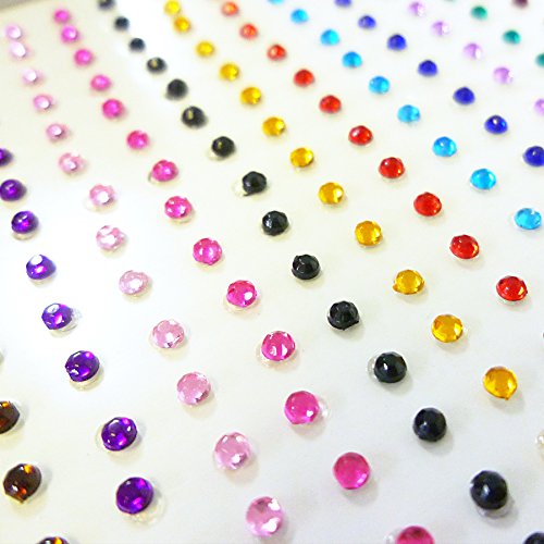 225 x 2mm Mixed Diamante Self Adhesive Rhinestone Body Nail... - Beauté & Parfums Amazon Royaume-Uni à 1.99€