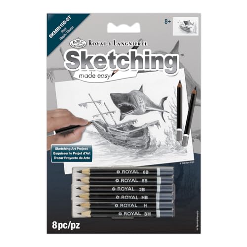 Royal and Langnickel A5 Shark Sketching Made Easy Bleistift... - Maison & Cuisine Amazon Allemagne à 5.64€