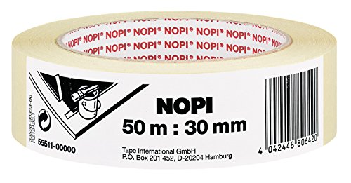 NOPI crêpe de peintre 50 m, 30 mm en promo à 4,36€ (-50%) sur Amazon FR