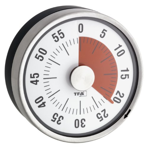 TFA Puck Kitchen Timer, Brown - Home & Kitchen Amazon UK à 7.64€