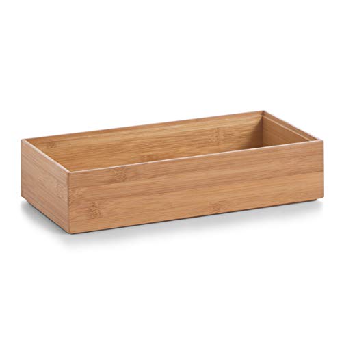 Zeller 13333 Caja para Poner Orden, Madera, Marrón, 30x15x7... - Home & Kitchen Amazon Spain à 9.14€