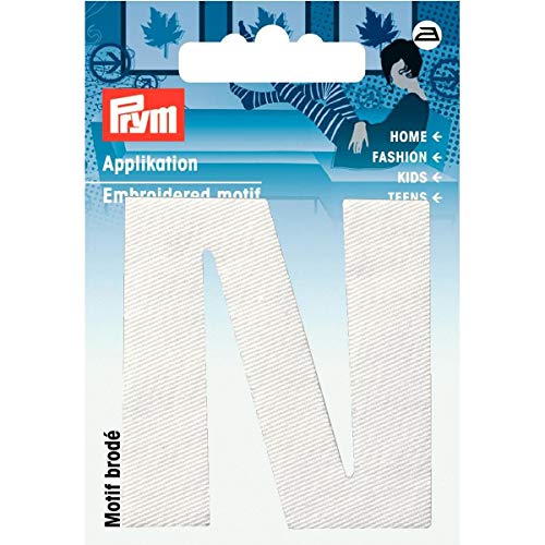 Prym 925862 Applikation Buchstabe N weiß en promo sur Amazon