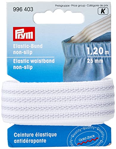 Prym 996403-1 Elastico in vita, antiscivolo, 25mm, Bianco... - Mode & Vêtements Amazon France à 4.08€