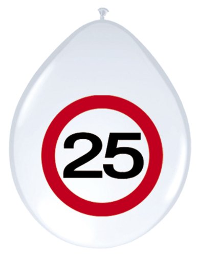 Folat - Señal De Tráfico Cumpleaños Globos 25 años... - Fournitures Bureau Amazon Espagne à 5.51€