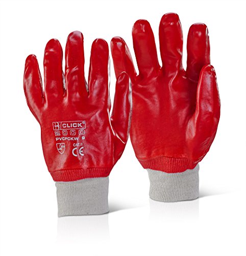 PVC FULLY COATED KNITWRIST RED 9 - Maison & Cuisine Amazon Royaume-Uni à 2.25€