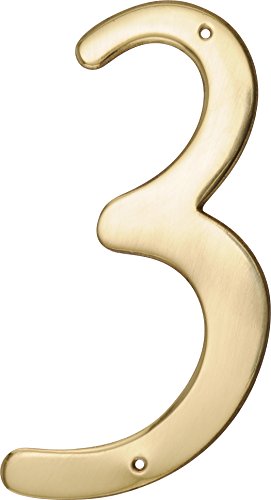 HIllman 847045 Numéro de maison traditionnel en laiton... - Baby & Nursery Amazon France à 5.72€