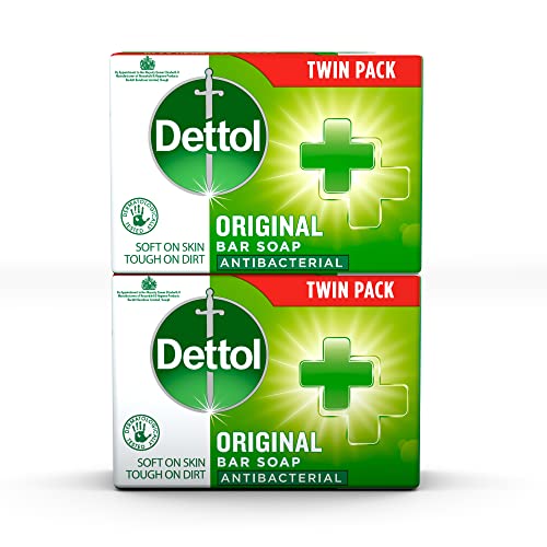 Dettol Antibacterial Soap Bar Multipack, 2 X 100g, Total... - Beauté & Parfums en promo à 1.00€