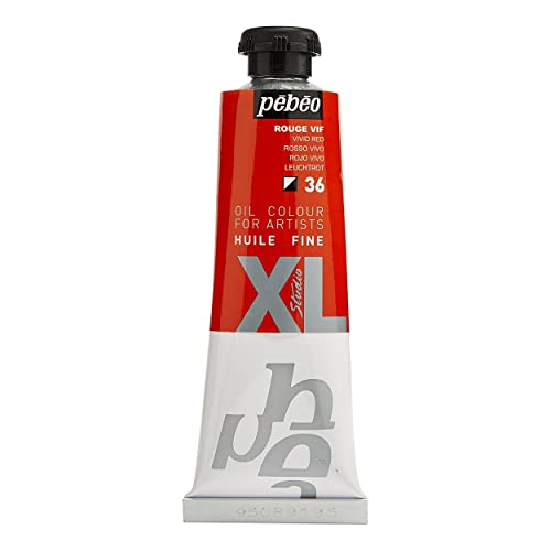 Pébéo - Huile Fine XL 37 ml - Peinture à l’Huile Rouge Vif... - Loisirs Créatifs Amazon France à 4.49€