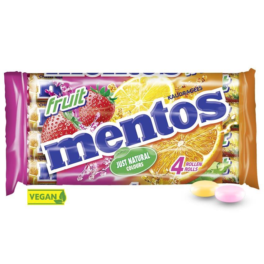 Mentos Fruit Dragees, Frucht-Bonbons Orange, Zitrone &... - High-Tech & Électronique en promo à 1.68€