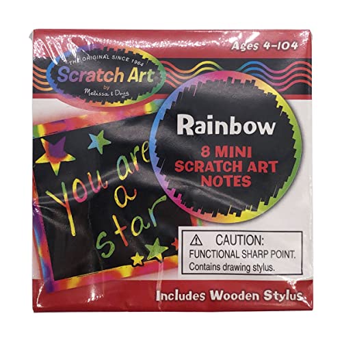 Rainbow Mini Scratch Art Notes 1 art¨ªculo (8 p¨¢ginas por... - Loisirs Créatifs en promo à 27.79€