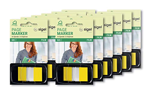 SIGEL HN490 Index Page Marker, Film, strip-size:25x43 mm... - Amazon Royaume-Uni à 23.06€