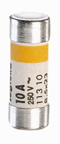 Cartouche cylindrique domestique 8,5x23mm avec voyant - 10A - Auto & Moto Amazon France à 2.42€