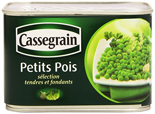 Cassegrain Petits Pois Tendres et Fondants, 495g net égoutté - Épicerie en promo à 3.65€