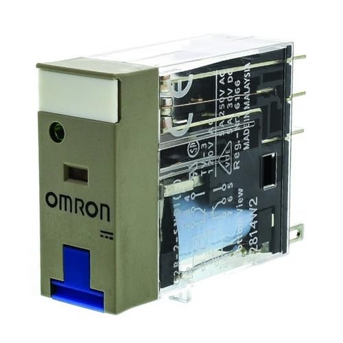 Omron Industrial Relays - DPDT Relay 5A Pluggable LED Diode... - Auto & Moto Amazon Royaume-Uni à 6.44€