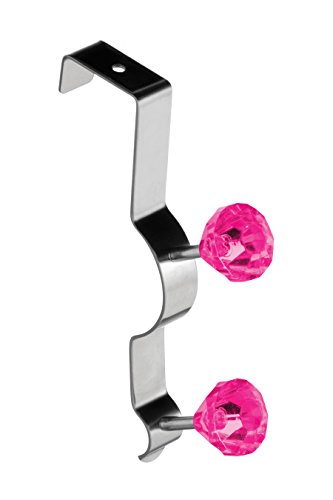 Premier Housewares Diamante Double Over Door Hook - Hot Pink - Amazon Royaume-Uni à 5.49€