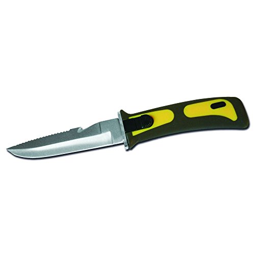 Mil-Tec – Cuchillo de buceo ('Frogman', amarillo - Sports & Fitness Amazon Espagne à 9.05€