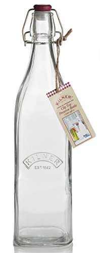Kilner1 Litre Square Clip Top Bottle Glass Preserving... - Home & Kitchen Amazon UK à 2.79€