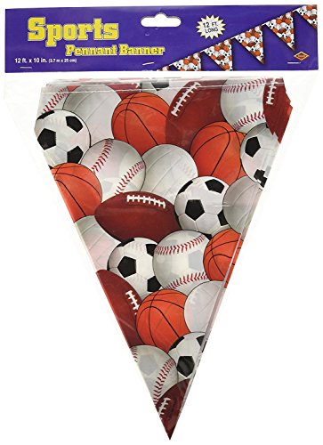 Beistle deportes banderola, 25,4 cm por 12-Feet - Amazon Espagne à 8.46€