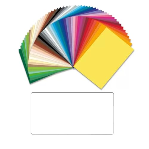 CREATIV DISCOUNT Fotokarton 300g/qm 50x70 cm, Weiß, 1 Bogen... - Jouets & Jeux en promo à 1.19€