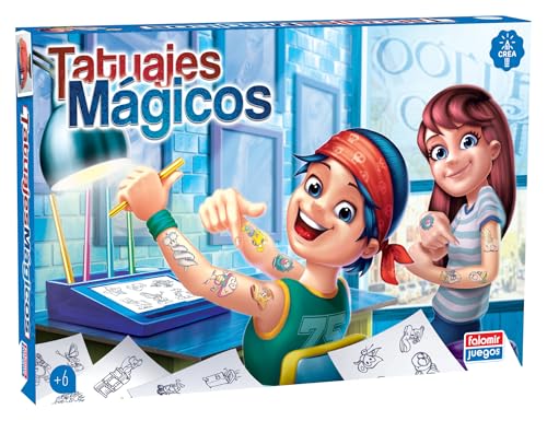 Falomir Magische Tattoos blau Tischset Bastelset Farbe... - Amazon Germany à 6.42€