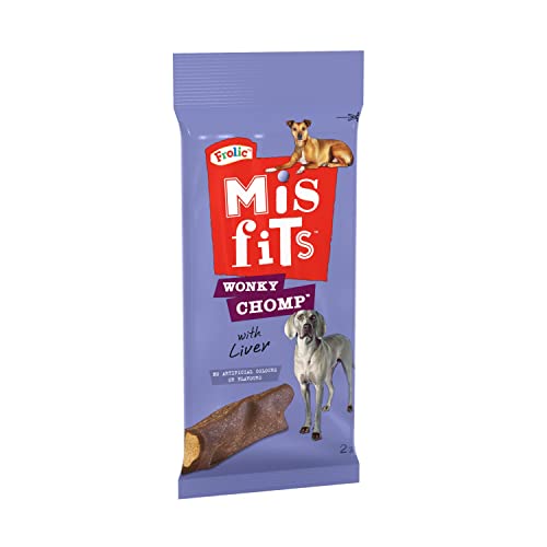 Misfits Wonky Chomp Medium Dog Treats 2 Stick - Animalerie Amazon Royaume-Uni à 1.00€