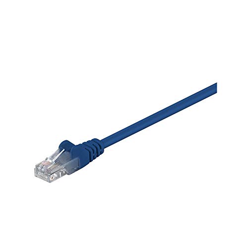 Goobay 95554 CAT 5e Patch Cable, U/UTP, Blue, 1.5 m Length - High-Tech & Électronique Amazon Royaume-Uni à 4.00€