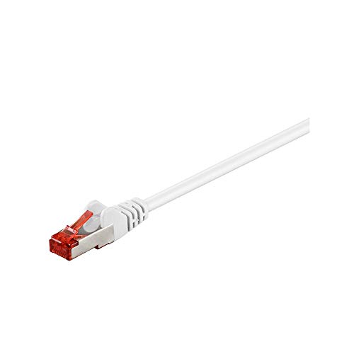 Goobay 95481 CAT 6 Cavo Patch di Rete S/FTP (PiMF), Bianco... - Animalerie Amazon Italie à 1.49€