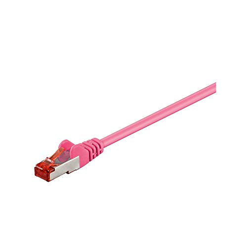 Goobay 95515 CAT 6 Câble de Liaison, S/FTP (PiMF), Magenta... - Pet Supplies Amazon France à 3.52€