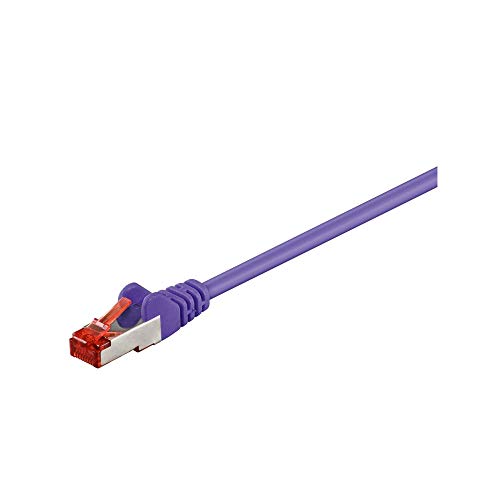 Goobay 95520 CAT 6 Cavo Patch di Rete S/FTP (PiMF), Viola... - Pet Supplies Amazon Italy à 3.56€