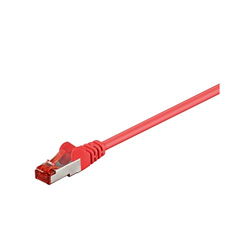 Goobay 95571 CAT 6 Câble de Liaison, S/FTP (PiMF), Rouge... - Animalerie Amazon France à 1.84€