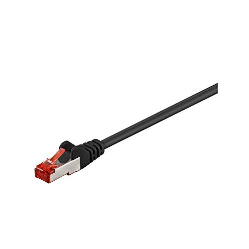 Goobay 95572 CAT 6 Cavo Patch di Rete S/FTP (PiMF), Nero... - Animalerie Amazon Italie à 1.85€