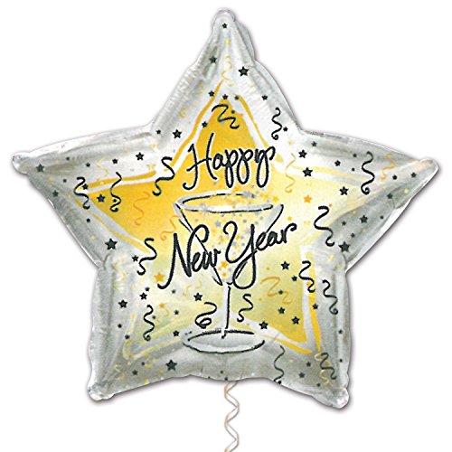 18" New Year's Toast Balloon (1 ct) - Sports & Fitness Amazon Royaume-Uni à 1.53€