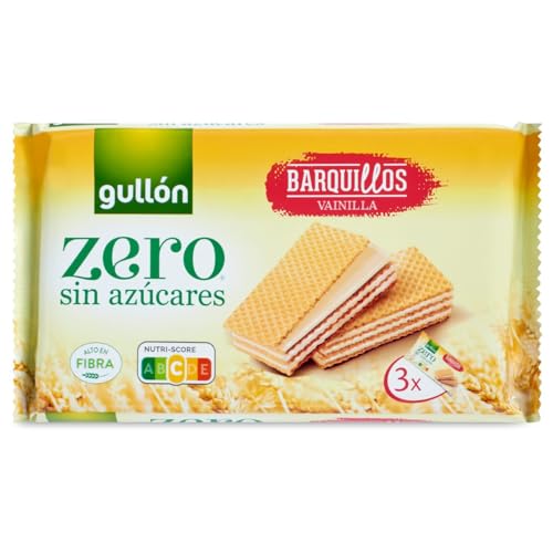 Gullón Zero sin Azúcares Sabor Vainilla, 3 x 60g - Auto & Moto Amazon Espagne à 2.15€